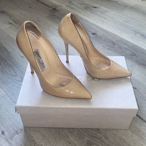 Jimmy Choo Patent Leather Anouk Heels
